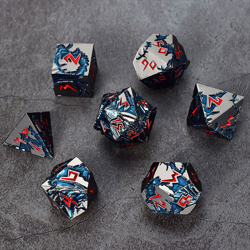 Creative Metal Dice Set Dragon Dices for Dungeons & Dragons d&d rpg Board Games Dices Multiple Designs Zinc Alloy DND Gaming Dice