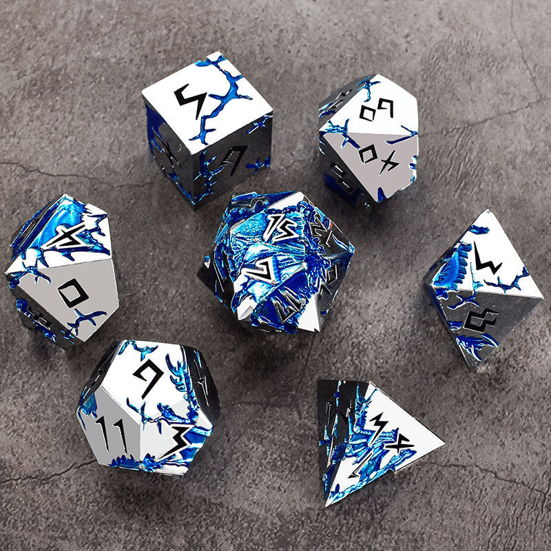 Creative Metal Dice Set Dragon Dices for Dungeons & Dragons d&d rpg Board Games Dices Multiple Designs Zinc Alloy DND Gaming Dice