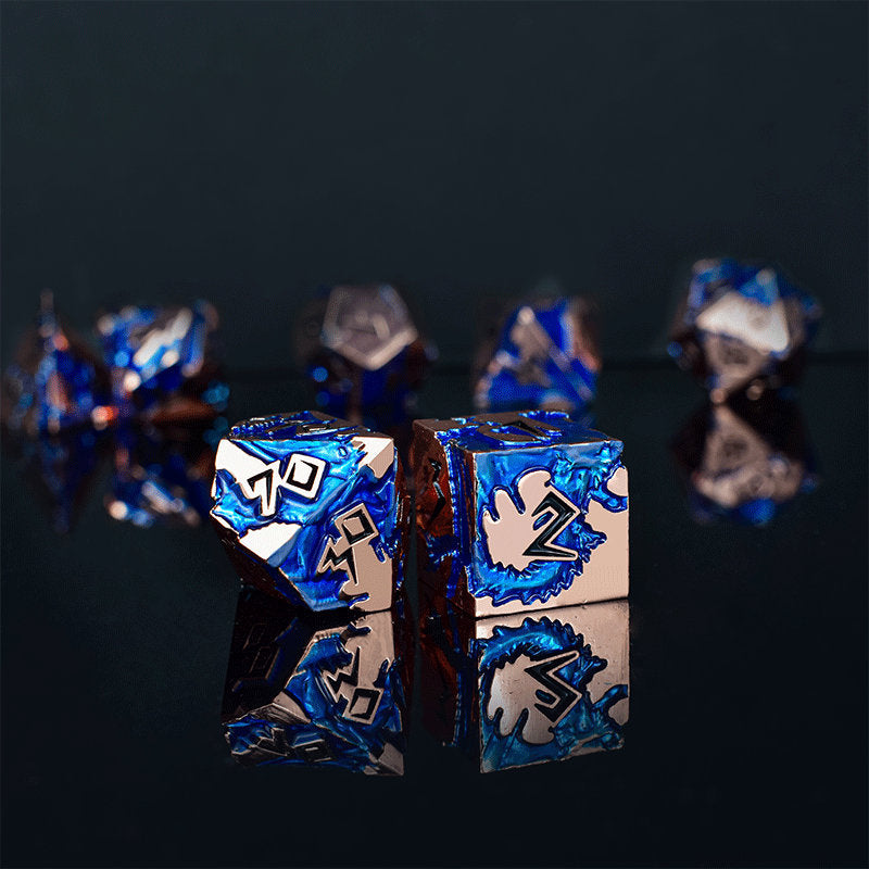 Creative Metal Dice Set Dragon Dices for Dungeons & Dragons d&d rpg Board Games Dices Multiple Designs Zinc Alloy DND Gaming Dice