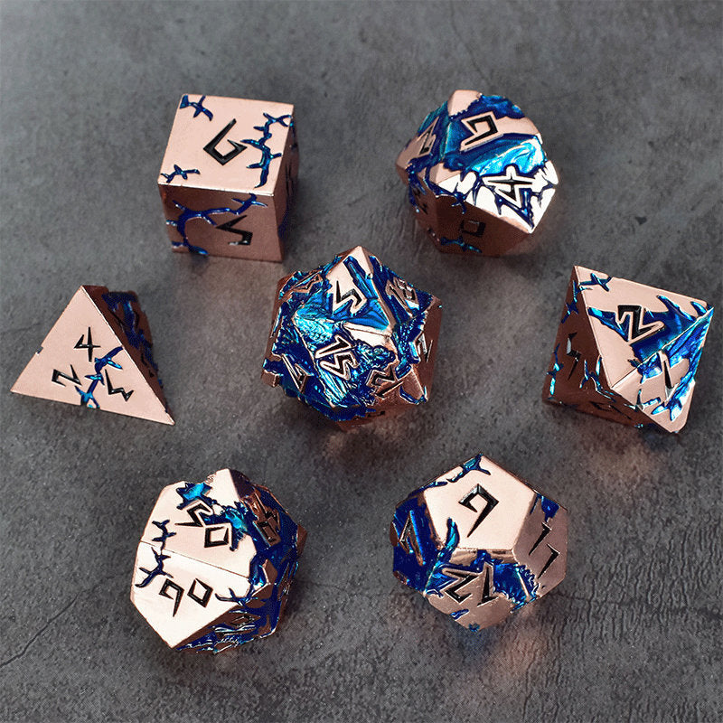 Creative Metal Dice Set Dragon Dices for Dungeons & Dragons d&d rpg Board Games Dices Multiple Designs Zinc Alloy DND Gaming Dice