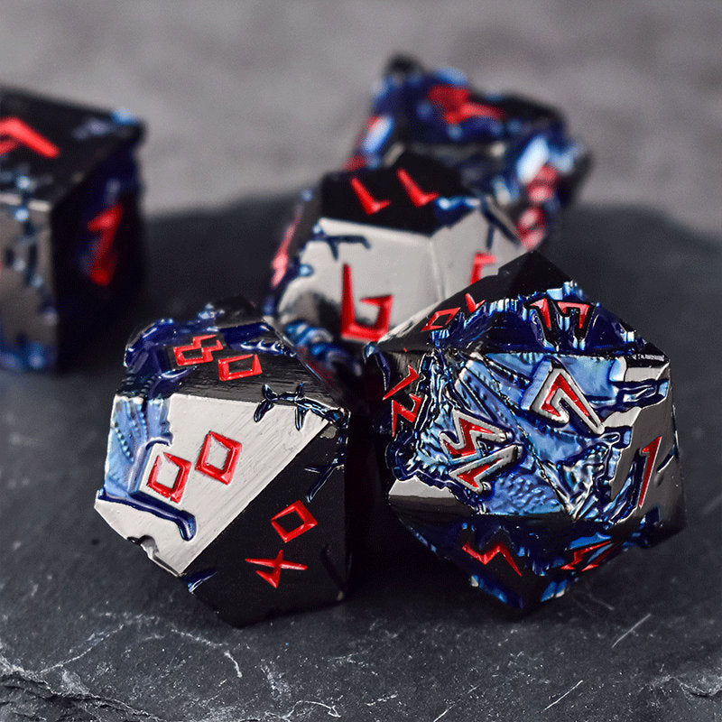 Creative Metal Dice Set Dragon Dices for Dungeons & Dragons d&d rpg Board Games Dices Multiple Designs Zinc Alloy DND Gaming Dice
