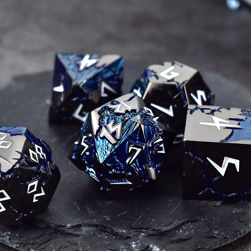 Creative Metal Dice Set Dragon Dices for Dungeons & Dragons d&d rpg Board Games Dices Multiple Designs Zinc Alloy DND Gaming Dice
